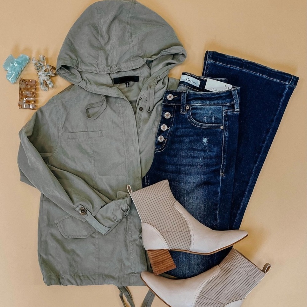 NEW Olive green lightweight jacket